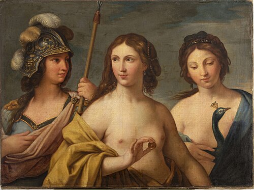 Trois déesses (Minerve, Vénus et Junon)., 1650, Simon Vouet