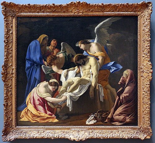 La mise au tombeau, , Simon Vouet