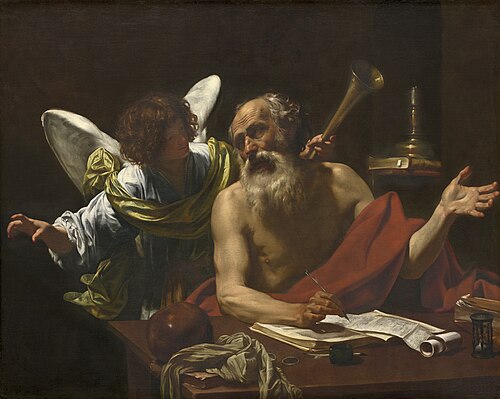 Saint Jérôme et l'Ange, 1620, Simon Vouet