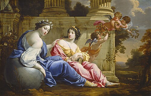 Uranie et Calliope, 1634, Simon Vouet
