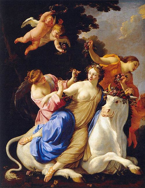 L'Enlèvement d'Europe, 1640, Simon Vouet