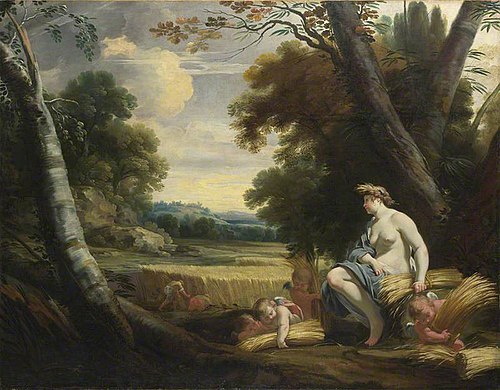 Cérès et des cupidons moissonnant, 1634, Simon Vouet