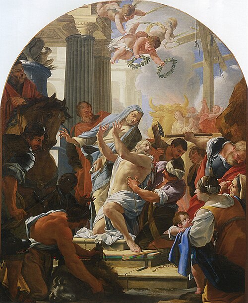 Le Martyre de saint Eustache, 1700, Simon Vouet