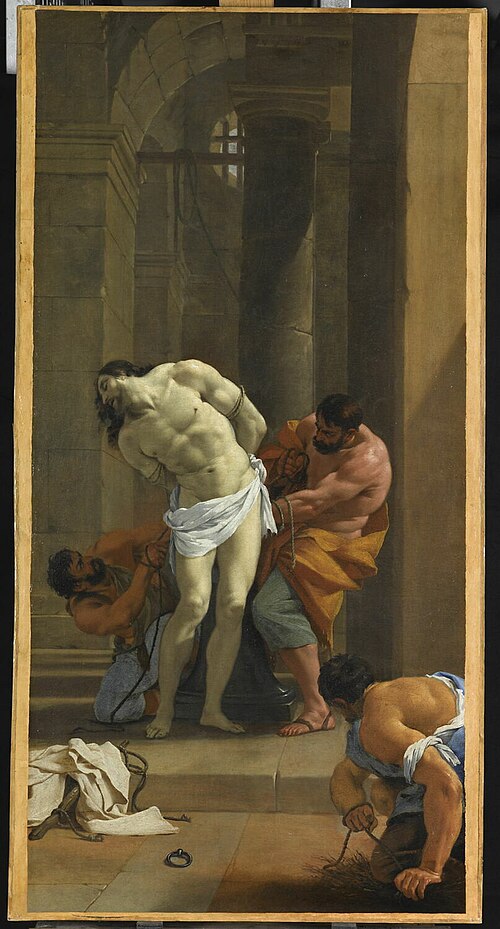 Le Christ à la colonne, 1637, Simon Vouet