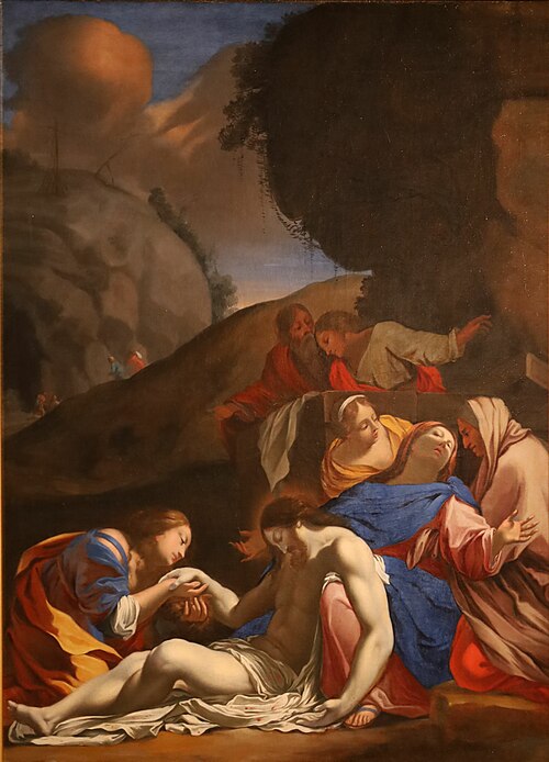 La Mise au tombeau, 1637, Simon Vouet