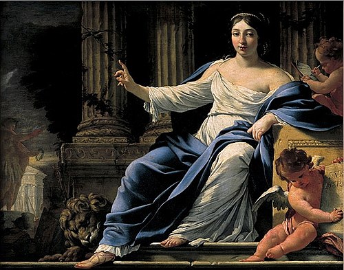 Polymnie, muse de l'éloquence, 1637, Simon Vouet