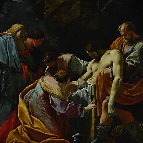 La Mise au tombeau, 1636, Simon Vouet
