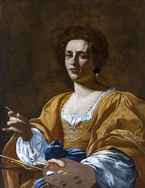 Portrait of Artemisia Gentileschi, 1622, Simon Vouet