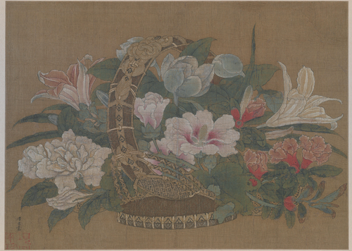 李嵩花篮图页, , Li Song