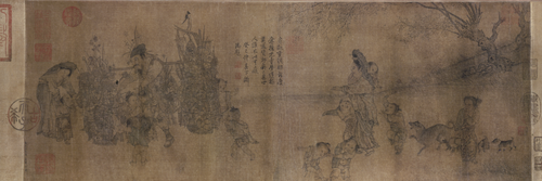 李嵩货郎图卷, , Li Song