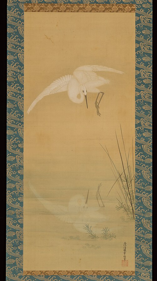 Heron, 1654, Tosa Mitsuoki