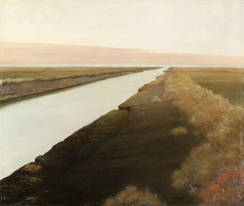 Ribe Stream, 1890, Johan Rohde