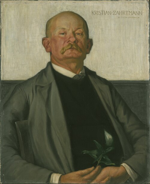 Kristian Zahrtmann,the Danish Painter, 1896, Johan Rohde