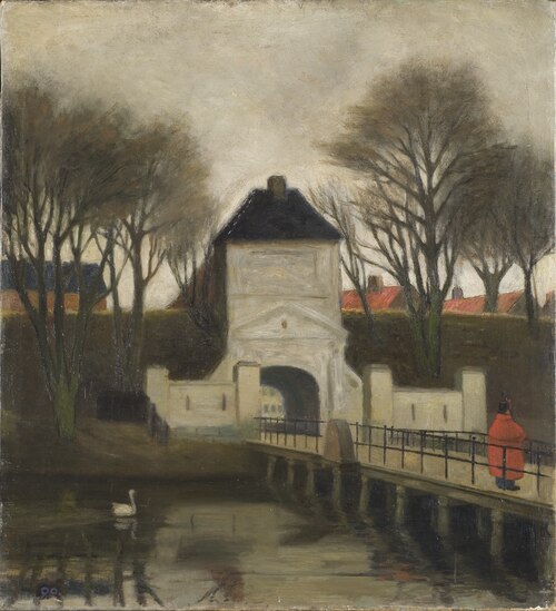 View of "Kastellet", Copenhagen, 1890, Johan Rohde