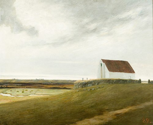 View of the District near the River Karup, Jutland, 1889, Johan Rohde