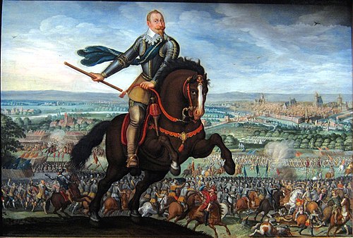 Gustave Adolphe de Suède à la bataille de Breitenfeld, 1632, Johann Walter