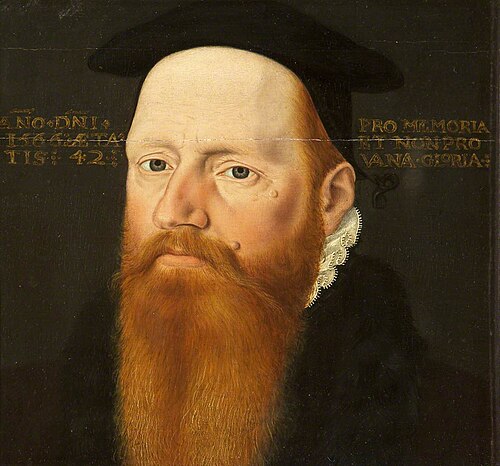 Portrait of a Gentleman (possibly William Stocke, Principal of Gloucester Hall 1560–1561 & 1564–1576, 1566, John Bettes