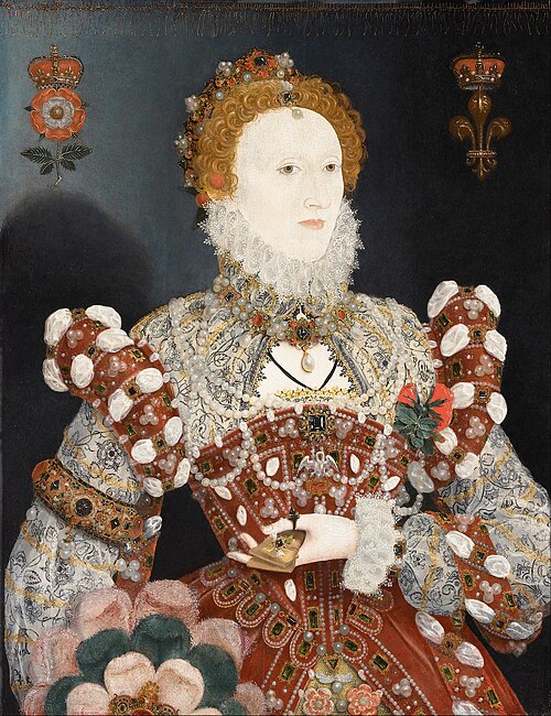 Elizabeth I, 1575, Nicholas Hilliard