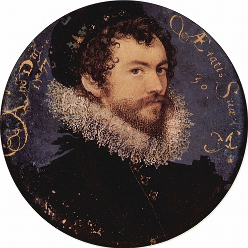 Autoportrait, 1577, Nicholas Hilliard