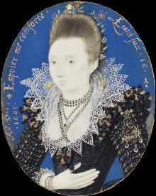 Portrait of a Young Lady, 1605, Nicholas Hilliard