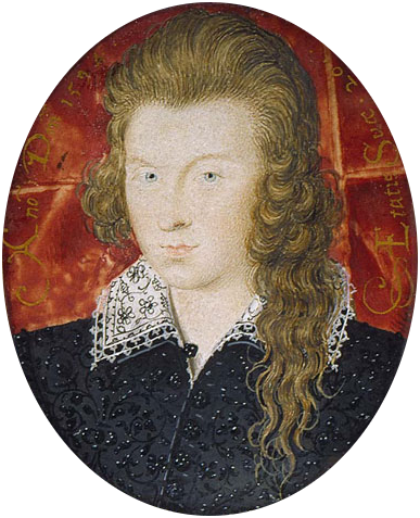 Henry Wriothesley, 3rd Earl of Southampton, 1594, Nicholas Hilliard