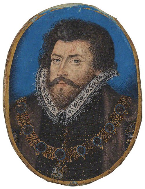 Sir Christopher Hatton, 1588, Nicholas Hilliard