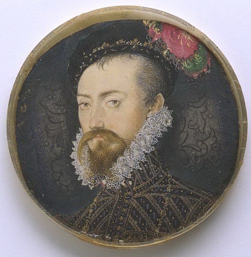 Robert Dudley, Earl of Leicester, 1572, Nicholas Hilliard