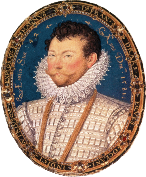Sir Francis Drake, 1581, Nicholas Hilliard