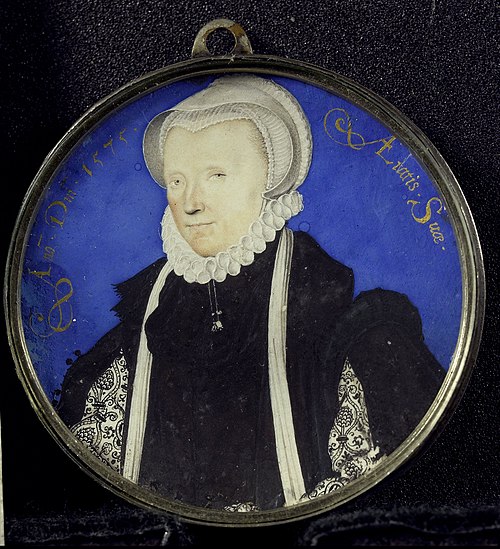 Lady Margaret Douglas, Countess of Lennox, 1575, Nicholas Hilliard