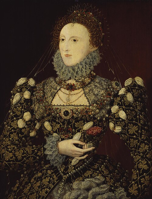 Queen Elizabeth I, 1575, Nicholas Hilliard