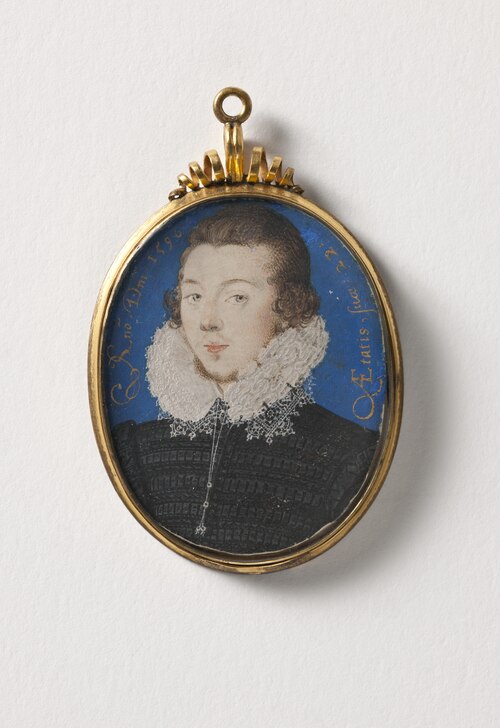 Unknown Man, 1596, Nicholas Hilliard