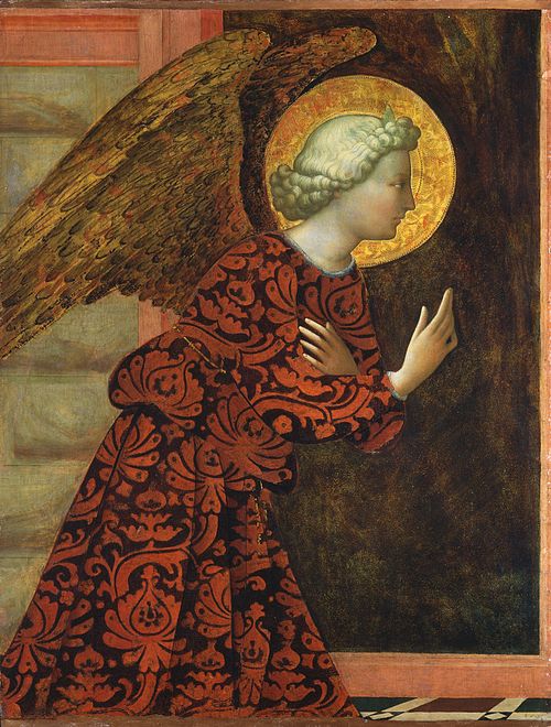 The Archangel Gabriel, 1450, Masolino da Panicale