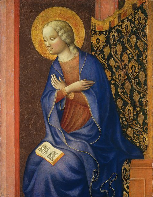 The Virgin Annunciate, 1450, Masolino da Panicale