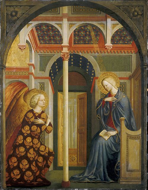 L'Annonciation, 1423, Masolino da Panicale