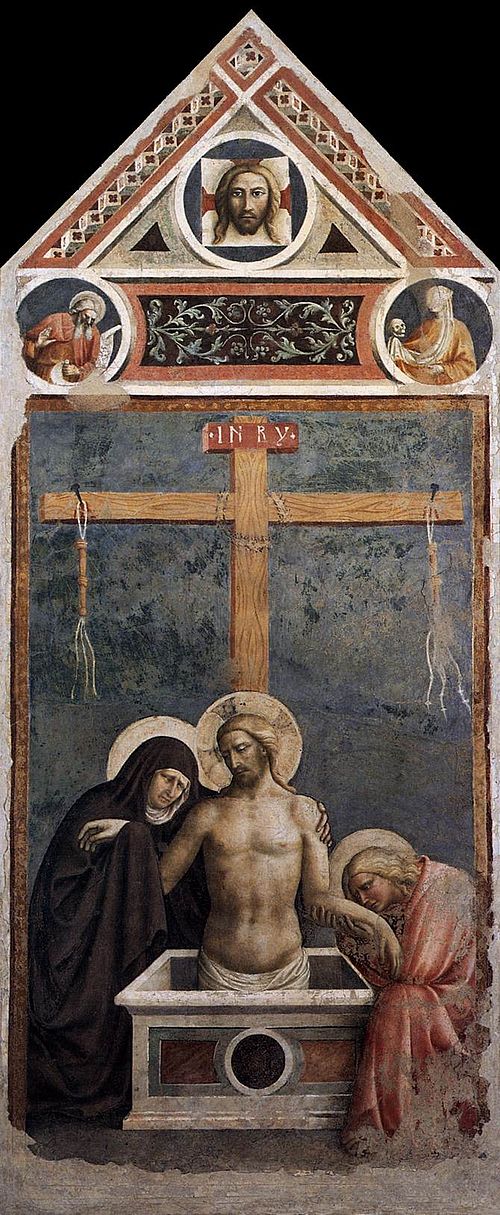 Pietà, 1424, Masolino da Panicale