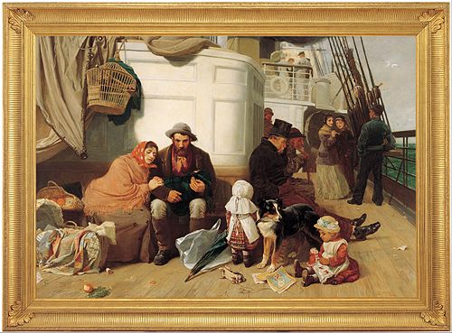 The immigrants' ship, 1884, John Charles Dollman