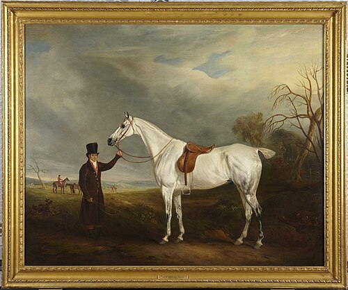 Lord Howe's Groom with Gray Hunter, , John Ferneley