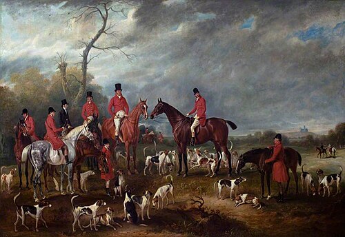 The Burton Hunt, 1830, John Ferneley