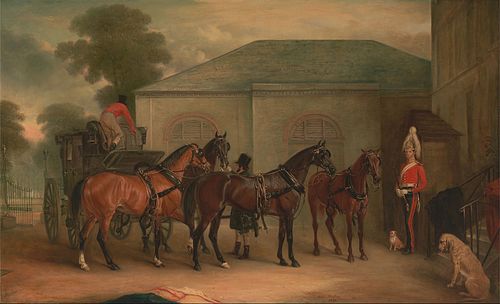 The Drag of Sir Watkin Williams Wynn, 1843, John Ferneley