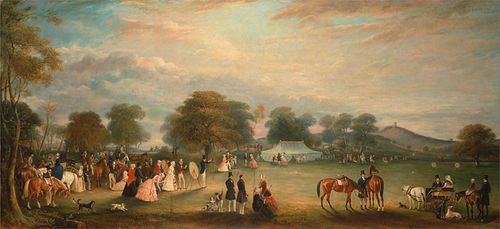 Archery Meeting in Bradgate Park, Leicestershire, 1850, John Ferneley