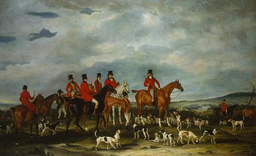 The Meet of the Keith Hall Foxhounds, 1824, John Ferneley