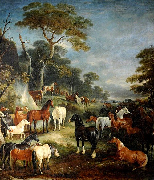 The Council of Horses (from John Gray's Fables), 1850, John Ferneley