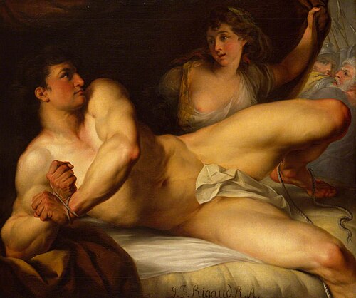 Samson and Delilah, 1784, John Francis Rigaud