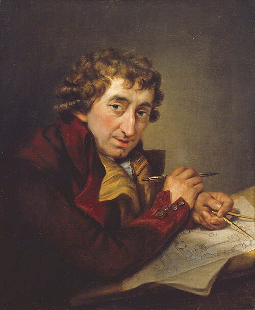 Joseph Bonomi the elder (1739–1808), 1794, John Francis Rigaud