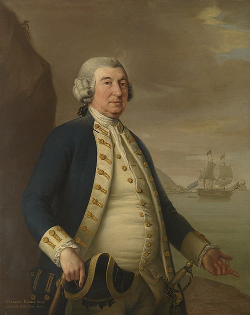 Admiral William Parry (1705–1779), 1777, John Francis Rigaud
