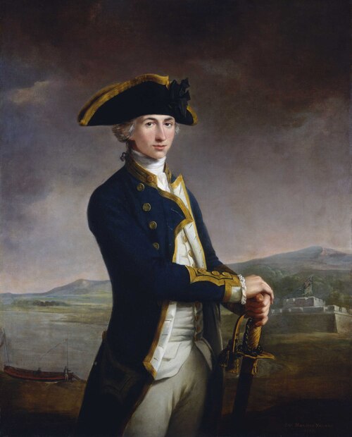Captain Horatio Nelson, 1758-1805, 1781, John Francis Rigaud