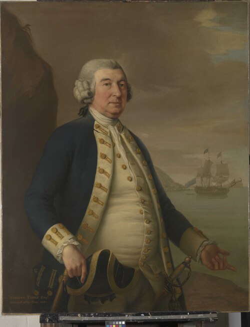 Admiral William Parry, 1705-79, 1777, John Francis Rigaud