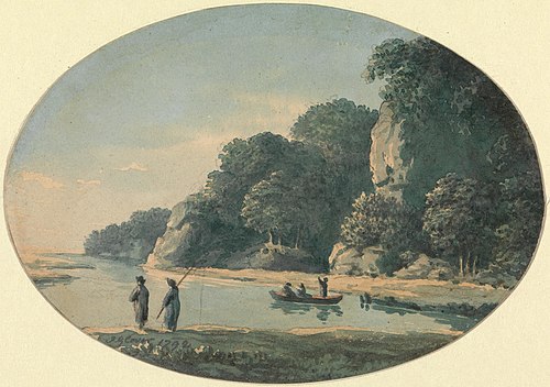 River with Fishermen, 1792, John Glover
