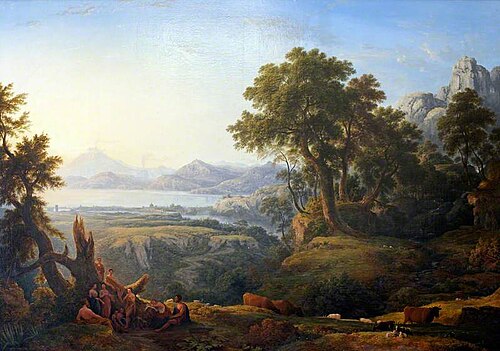 The Bay of Naples, 1814, John Glover