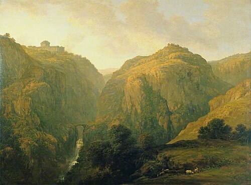 A Mountainous Landscape, , John Glover